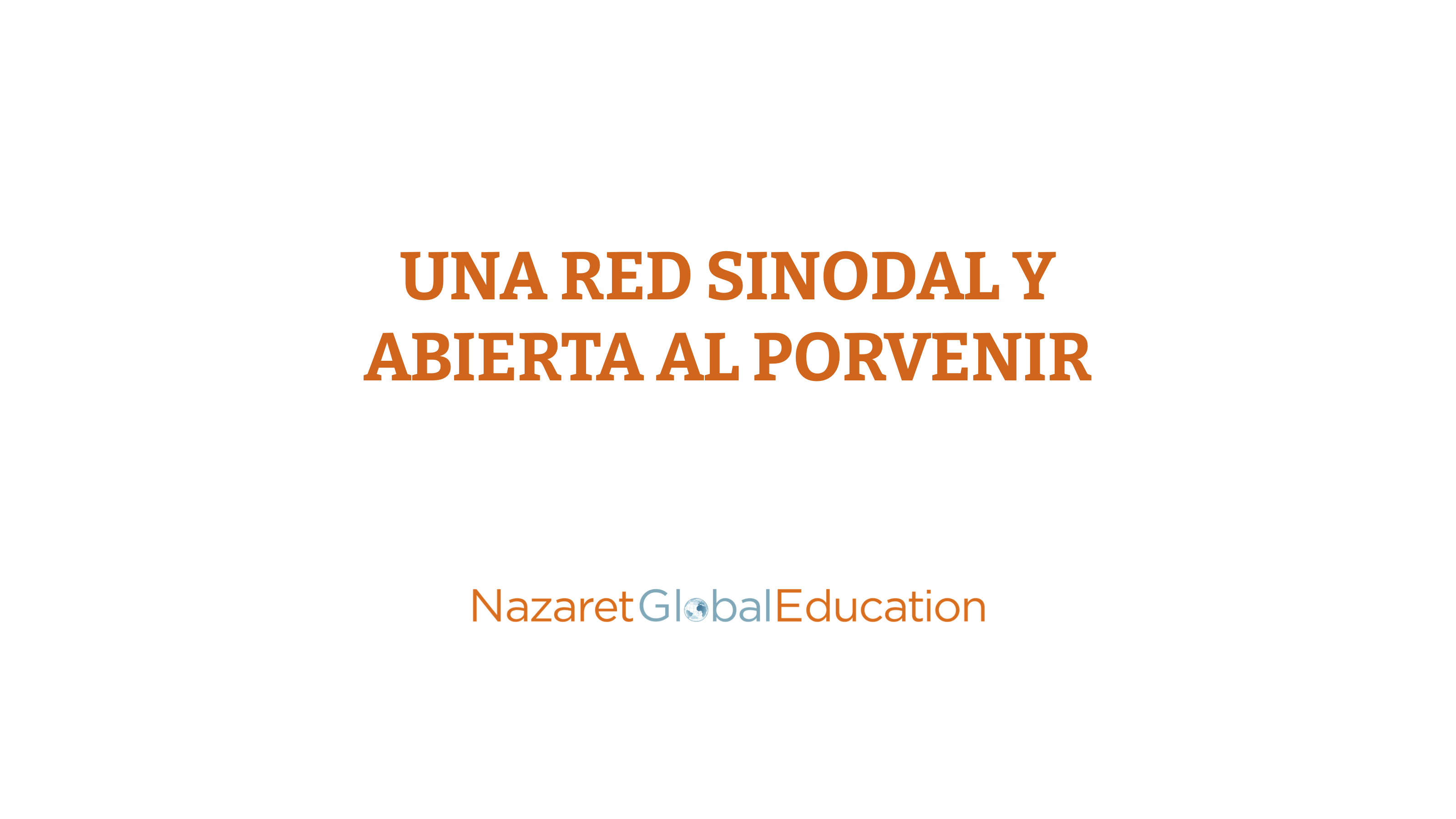 Una red sinodal y abierta al porvenir
